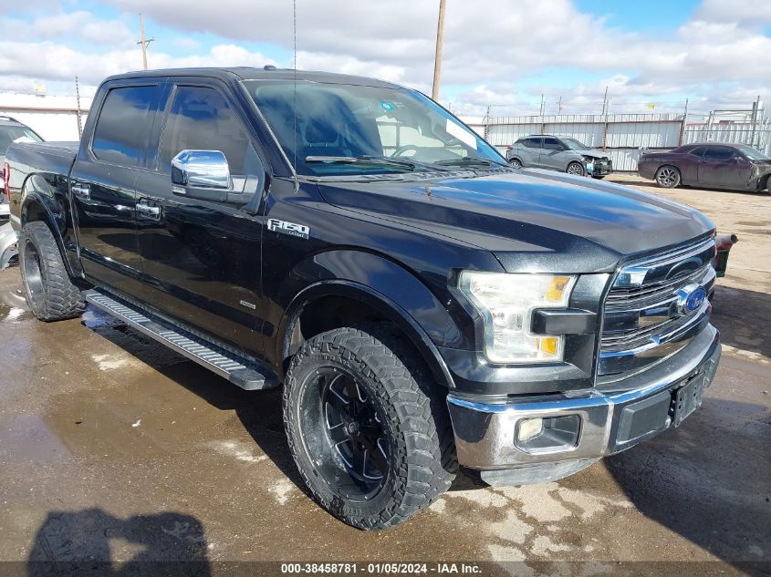 2015 FORD F-150 LARIAT - 1FTEW1CP2FKE48417