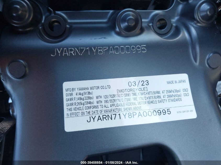 2023 YAMAHA MT09 C JYARN71Y8PA000995