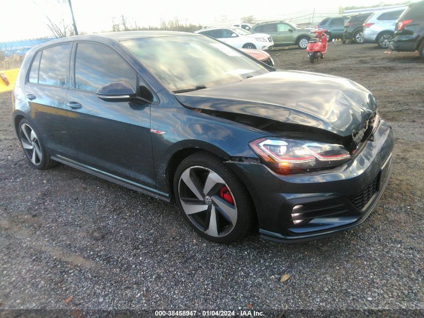 2020 VOLKSWAGEN GOLF GTI 2.0T AUTOBAHN/2.0T S/2.0T SE - 3VW6T7AU4LM013960