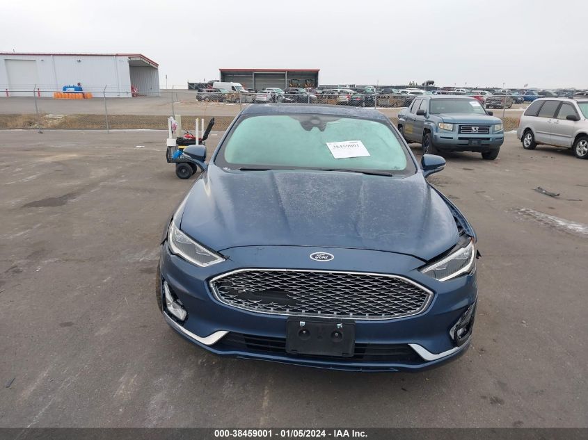 2019 FORD FUSION TITANIUM - 3FA6P0D99KR116997