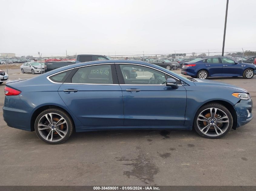 2019 FORD FUSION TITANIUM - 3FA6P0D99KR116997