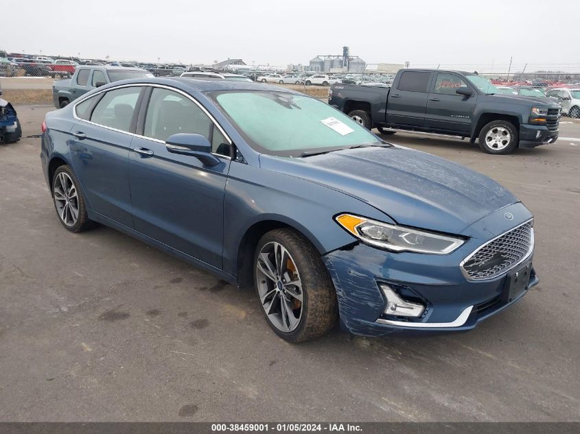 2019 FORD FUSION TITANIUM - 3FA6P0D99KR116997