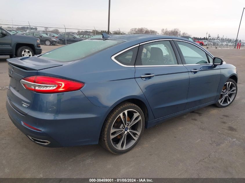 2019 FORD FUSION TITANIUM - 3FA6P0D99KR116997