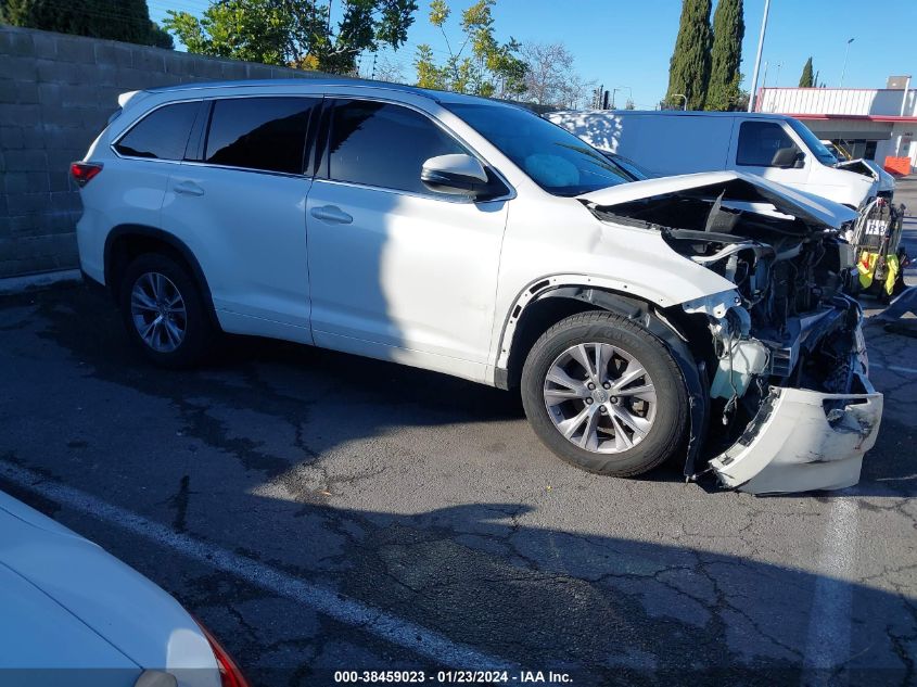 2015 TOYOTA HIGHLANDER XLE V6 - 5TDKKRFH1FS061920
