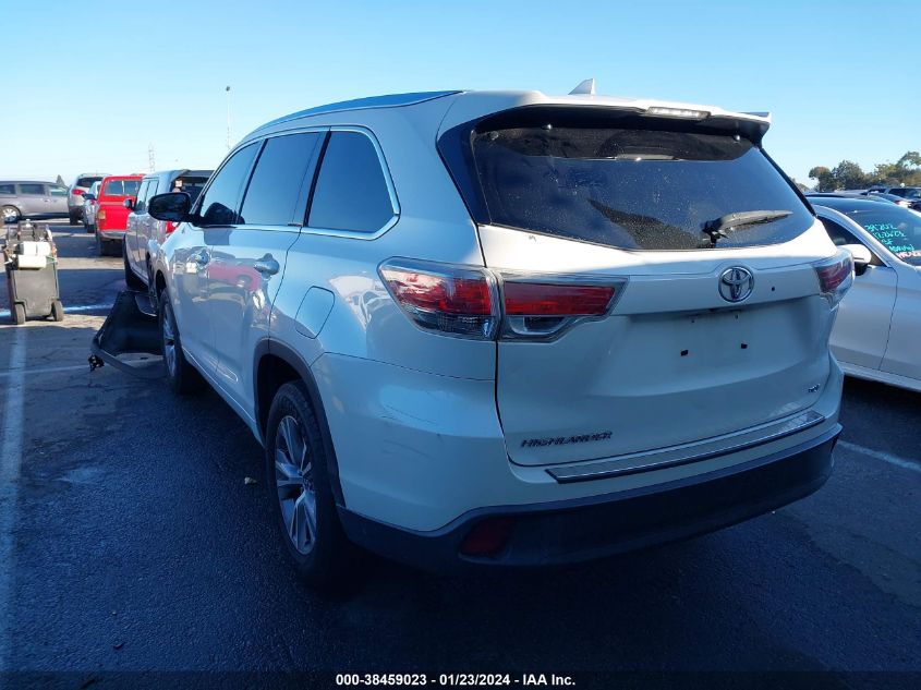 2015 TOYOTA HIGHLANDER XLE V6 - 5TDKKRFH1FS061920