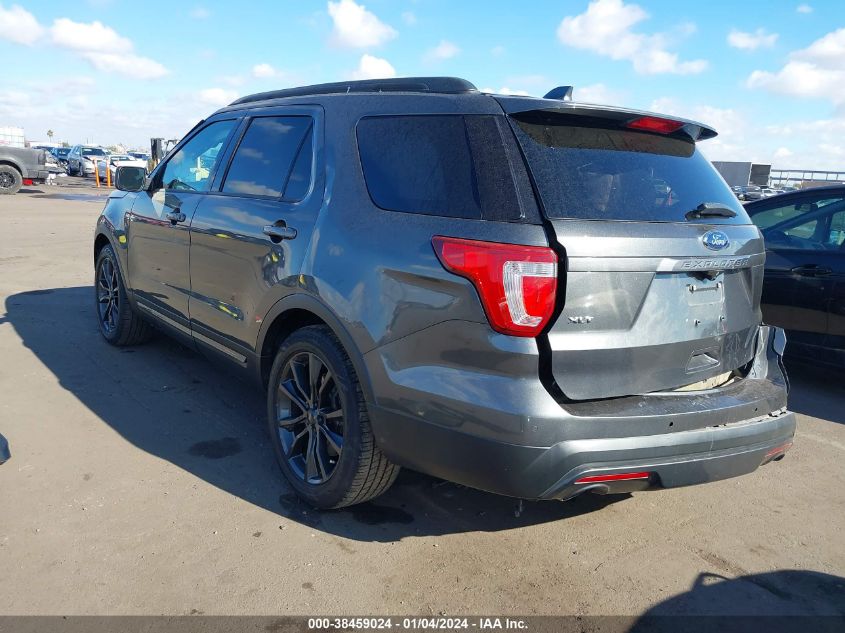 2017 FORD EXPLORER XLT - 1FM5K7D83HGD12854