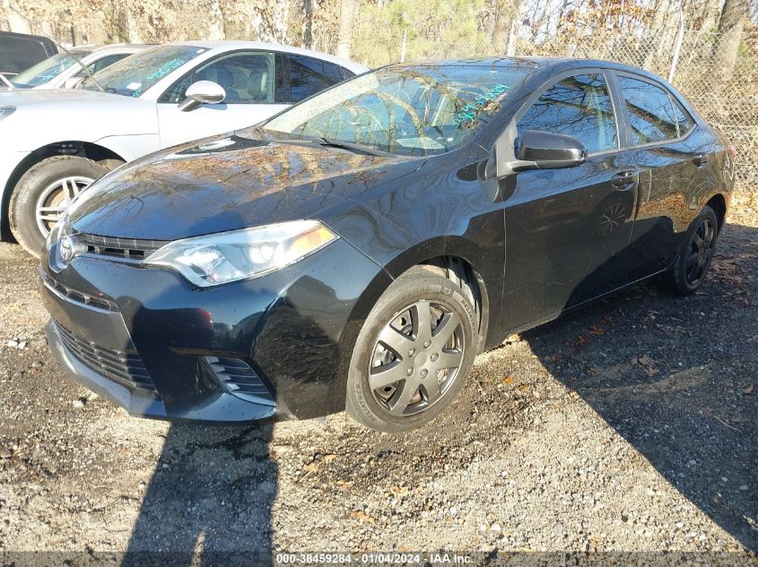 2016 TOYOTA COROLLA LE - 2T1BURHE1GC563575