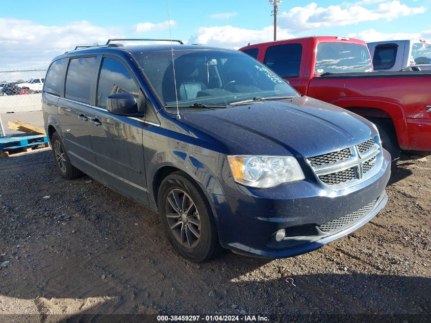 2017 DODGE GRAND CARAVAN SXT - 2C4RDGCG2HR685505