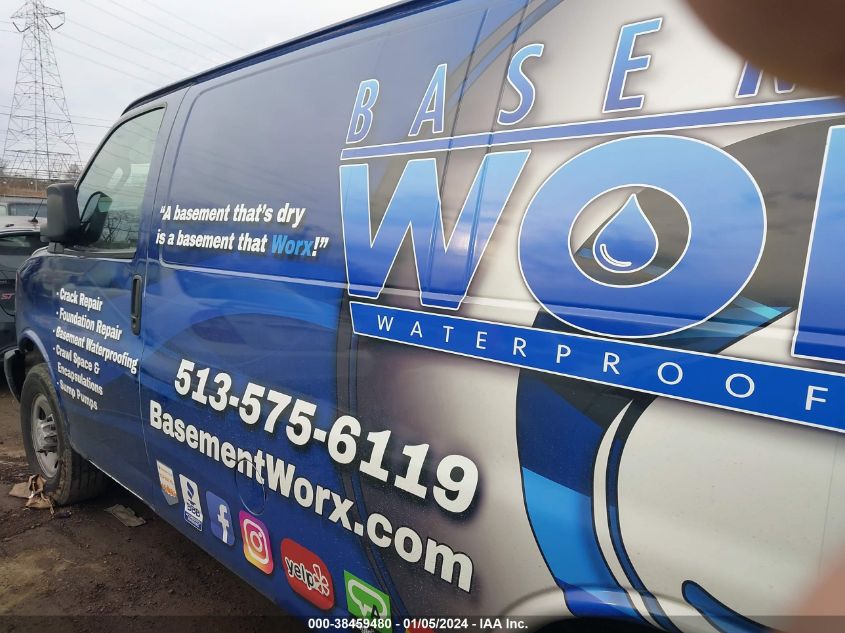 2019 CHEVROLET EXPRESS 2500 WORK VAN 1GCWGAFG7K1361822