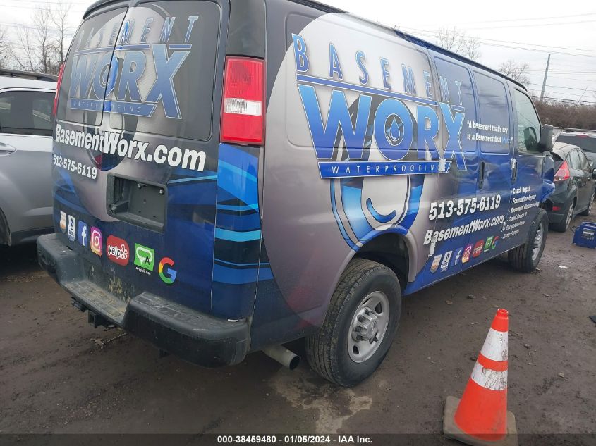 2019 CHEVROLET EXPRESS 2500 WORK VAN 1GCWGAFG7K1361822