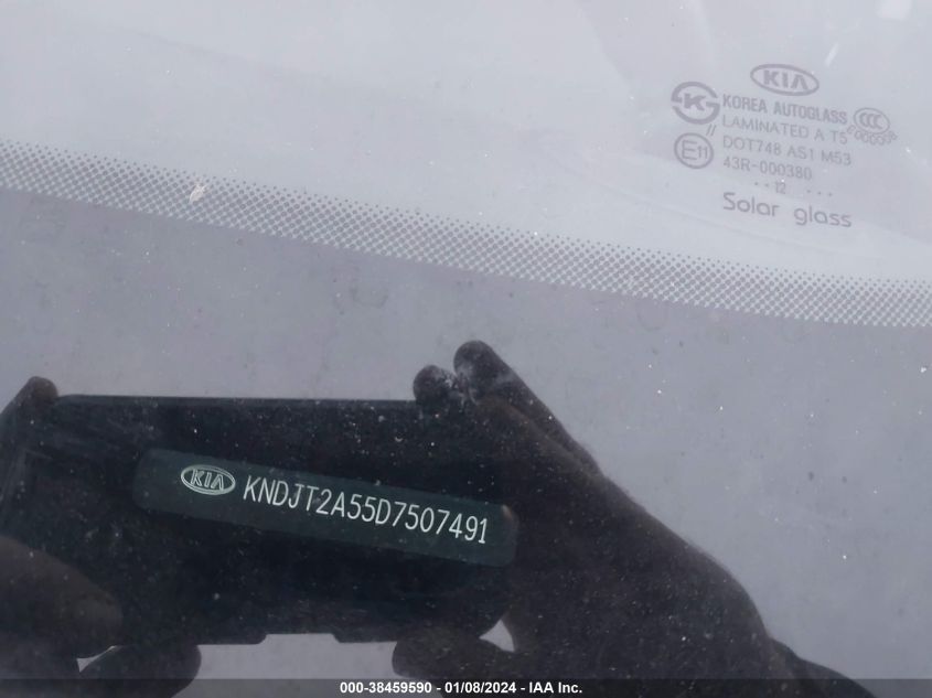 2013 KIA SOUL - KNDJT2A55D7507491