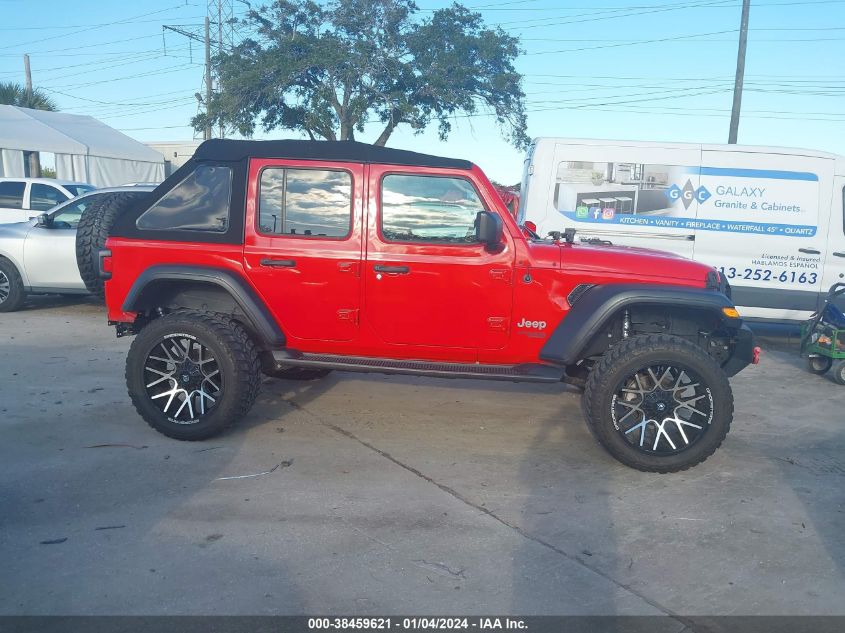 2018 JEEP WRANGLER UNLIMITED SPORT S 4X4 - 1C4HJXDG7JW134311