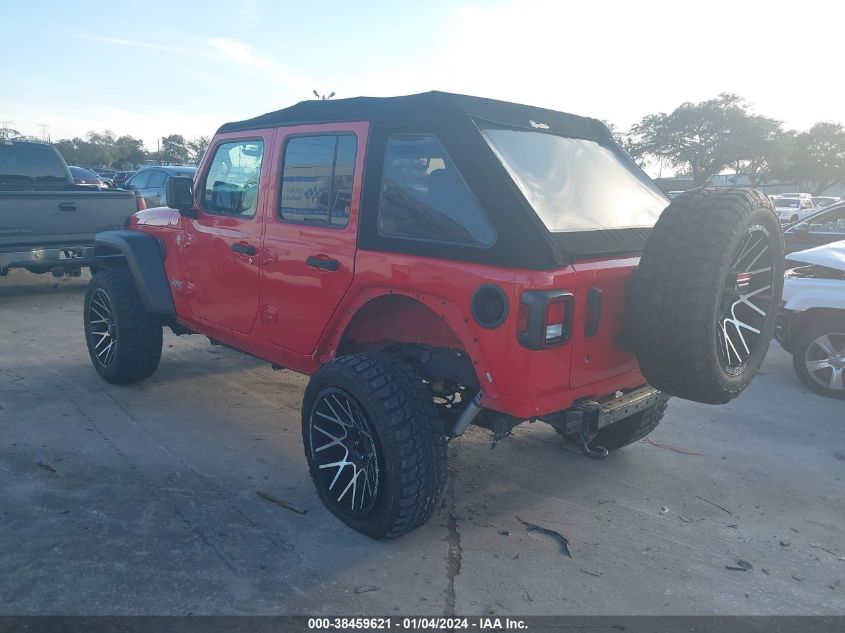 2018 JEEP WRANGLER UNLIMITED SPORT S 4X4 - 1C4HJXDG7JW134311