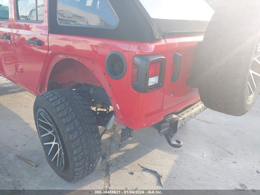 2018 JEEP WRANGLER UNLIMITED SPORT S 4X4 - 1C4HJXDG7JW134311