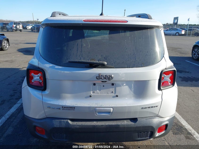VIN ZACNJBAB7KPJ75614 2019 JEEP RENEGADE SPORT