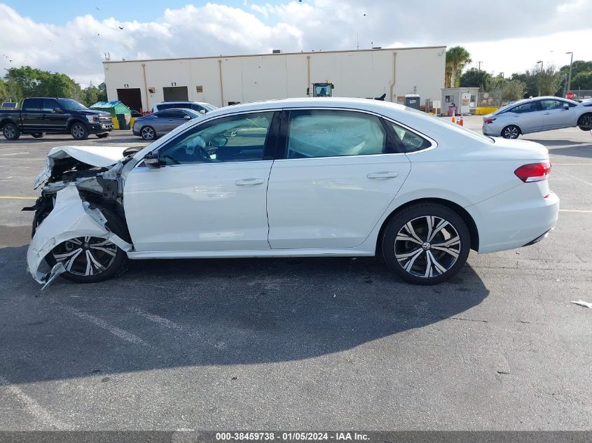 2021 VOLKSWAGEN PASSAT SE - 1VWSA7A37MC001672