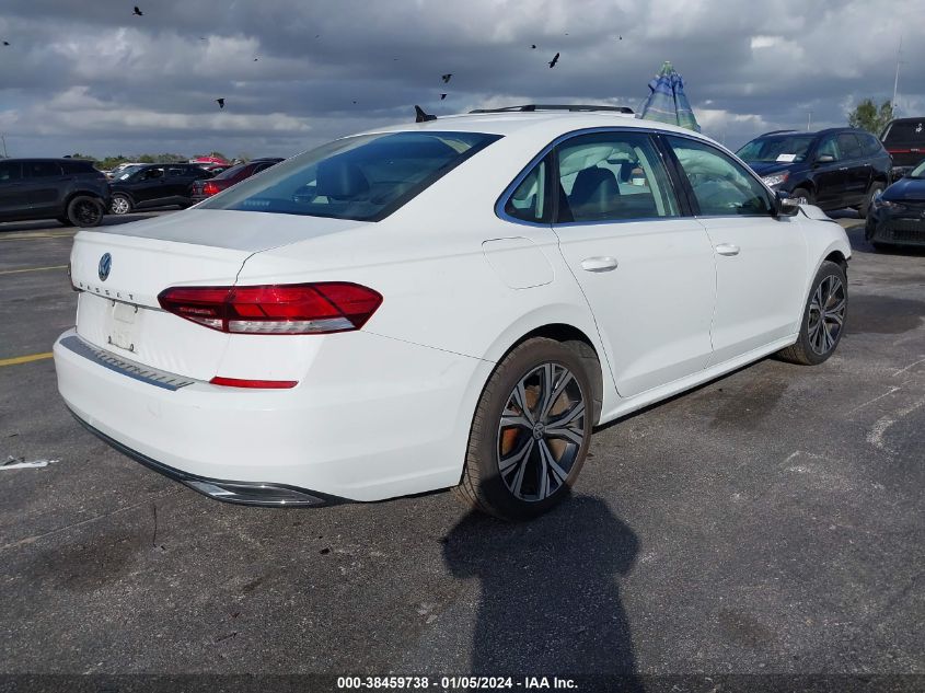 2021 VOLKSWAGEN PASSAT SE - 1VWSA7A37MC001672