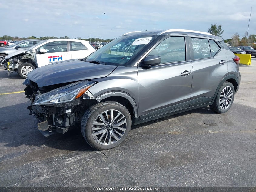 VIN 3N1CP5CV8ML477316 2021 NISSAN KICKS SV XTRONIC CVT