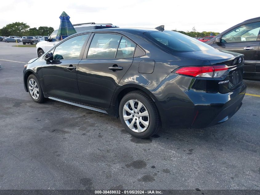 VIN 5YFEPMAE4MP238643 2021 TOYOTA COROLLA LE