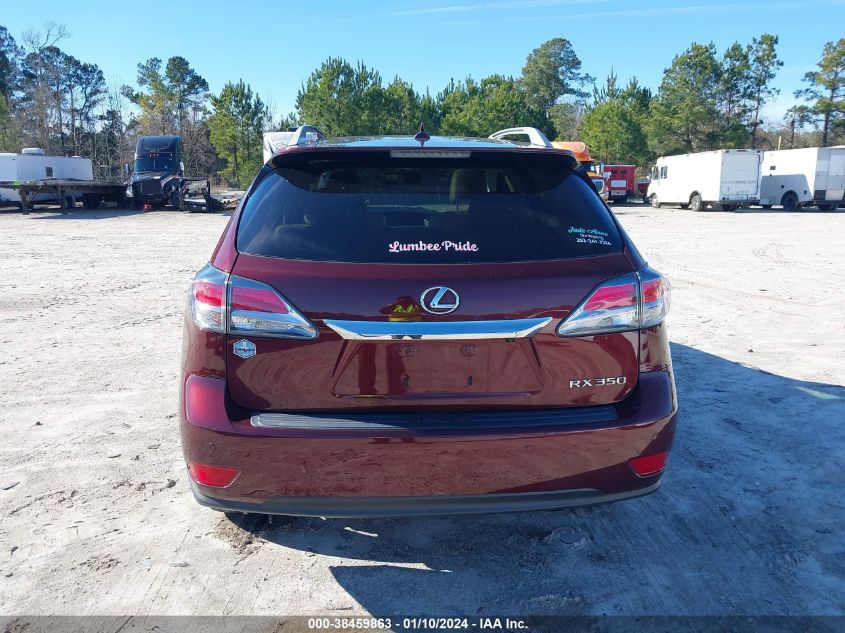 2013 LEXUS RX 350 - 2T2BK1BA1DC200939