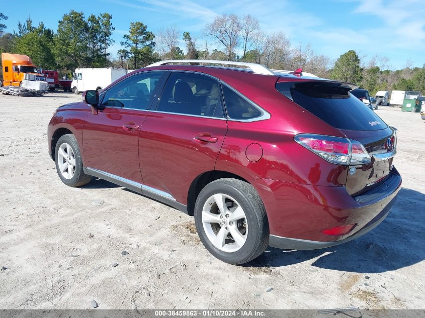 2013 LEXUS RX 350 - 2T2BK1BA1DC200939