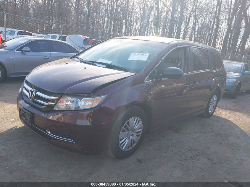 2014 HONDA ODYSSEY LX - 5FNRL5H20EB111805