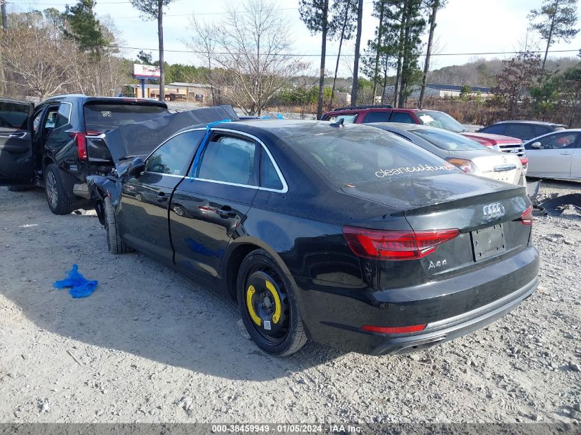 2019 AUDI A4 PREMIUM PLUS - WAUHMBF47KA107196