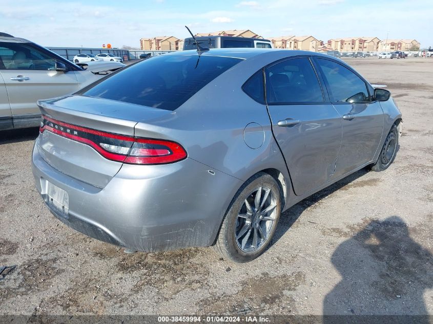 2016 DODGE DART SXT SPORT BLACKTOP - 1C3CDFFA6GD820174