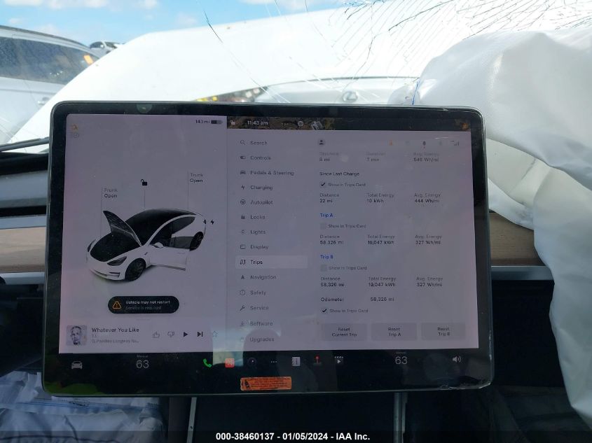 2020 TESLA MODEL 3 - 5YJ3E1ECXLF714280