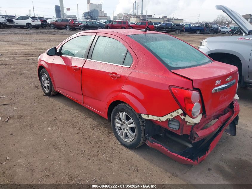 2013 CHEVROLET SONIC LT AUTO - 1G1JC5SH1D4137998