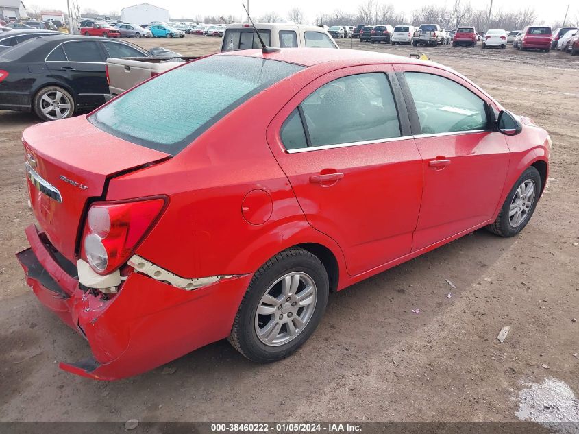 2013 CHEVROLET SONIC LT AUTO - 1G1JC5SH1D4137998
