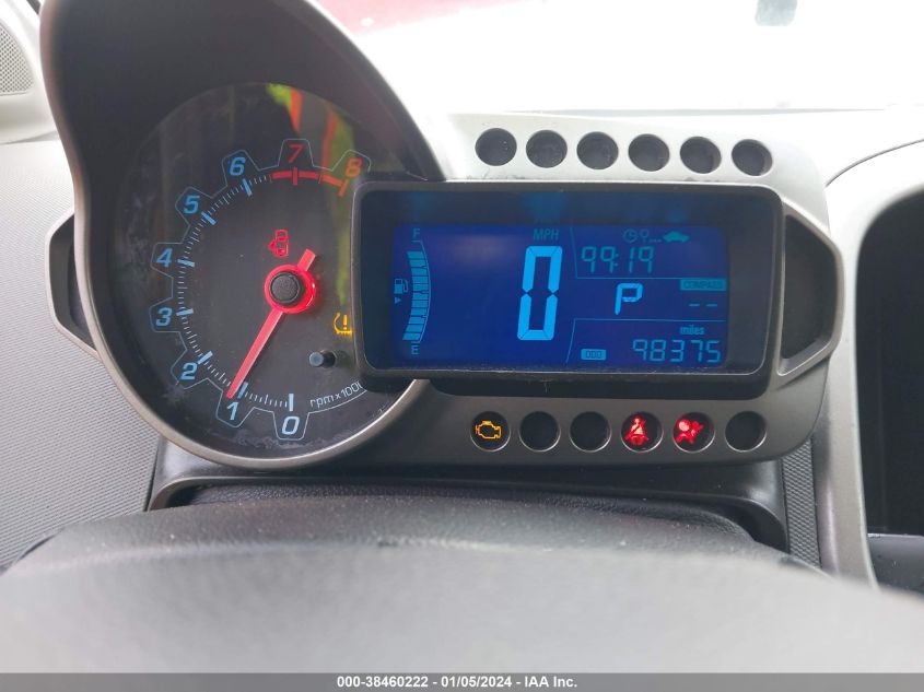 2013 CHEVROLET SONIC LT AUTO - 1G1JC5SH1D4137998