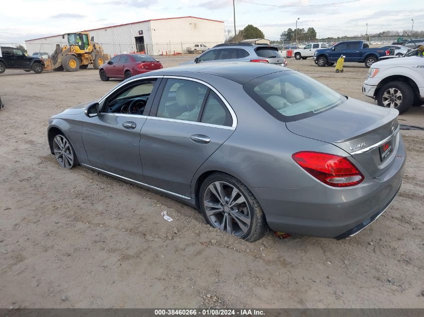 2015 MERCEDES-BENZ C 300 LUXURY/SPORT - 55SWF4JB3FU068673