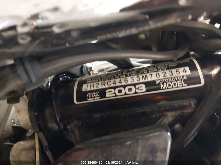 2003 HONDA VT750 CDC - JH2RC44633M702354