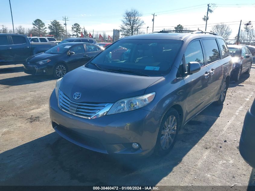 5TDYK3DCXCS197182 2012 TOYOTA SIENNA - Image 2