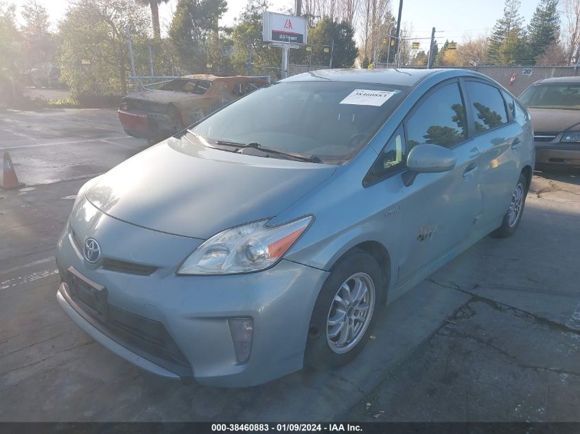 2013 TOYOTA PRIUS FOUR - JTDKN3DUXD5581458