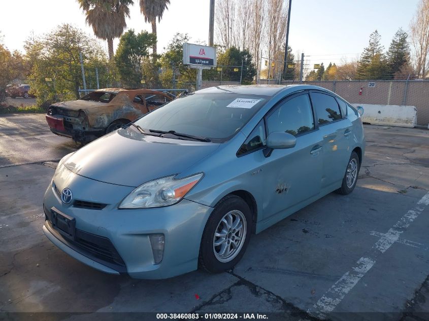 2013 TOYOTA PRIUS FOUR - JTDKN3DUXD5581458