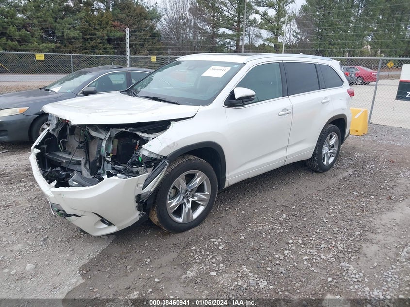 VIN 5TDYZRFH2JS275345 2018 TOYOTA HIGHLANDER LIMITED