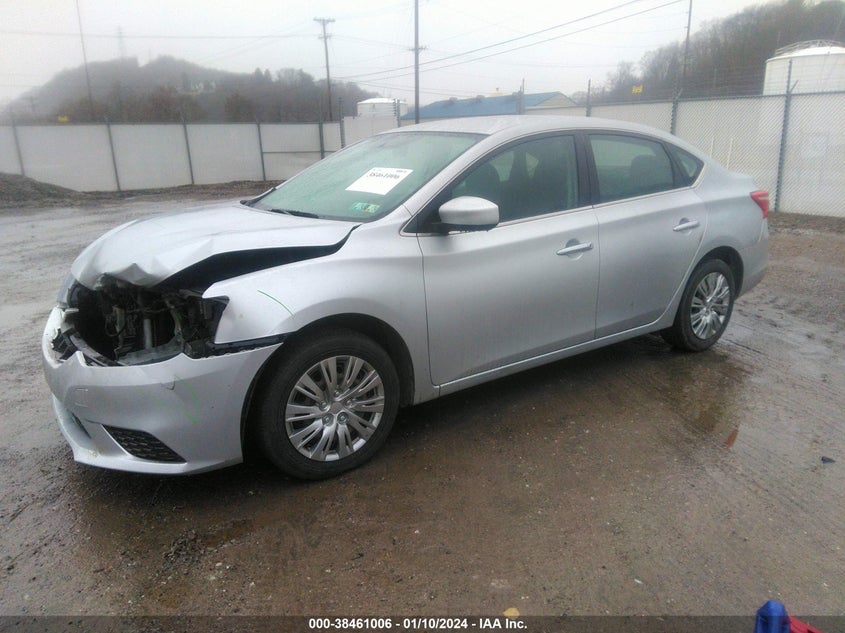VIN 3N1AB7AP1KY351742 2019 NISSAN SENTRA S/SV/SR/SL