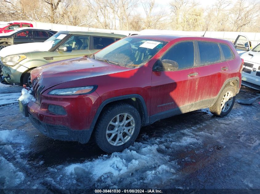 2014 JEEP CHEROKEE SPORT - 1C4PJMAB9EW219692