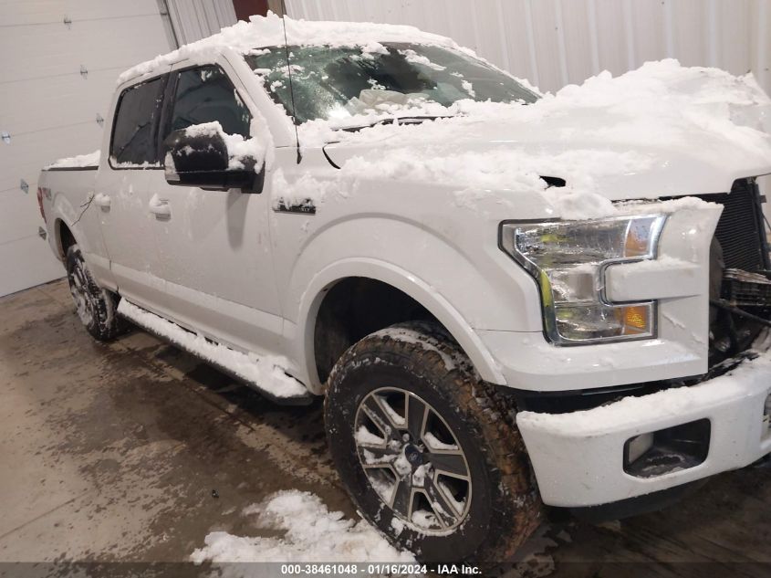 Lot #2541515194 2016 FORD F-150 XLT salvage car