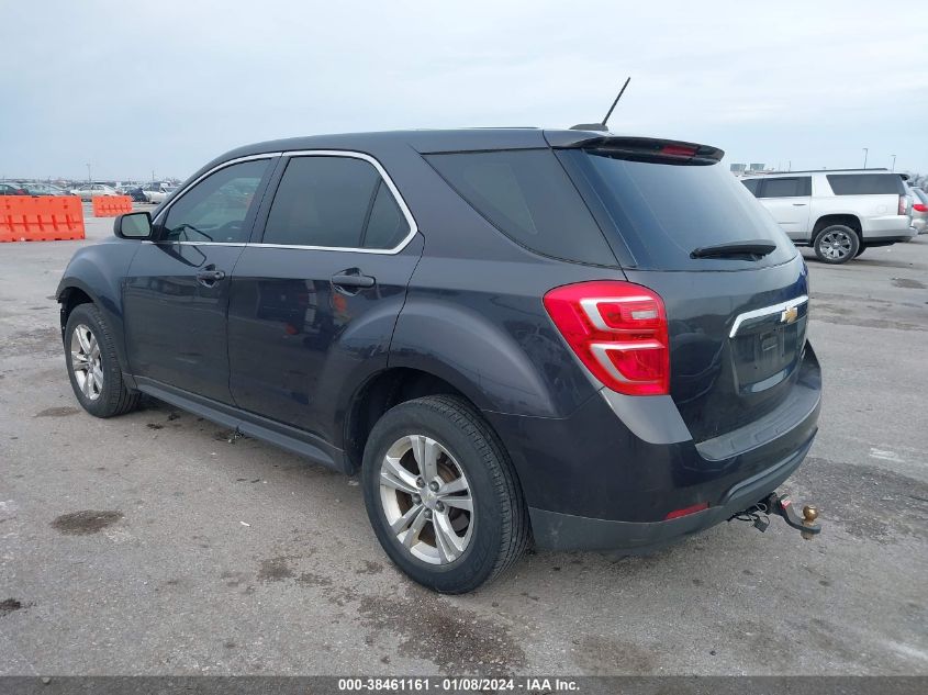 2016 CHEVROLET EQUINOX LS - 2GNALBEK4G6185678