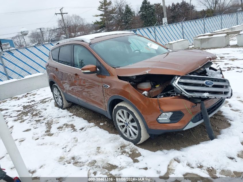 2017 FORD ESCAPE TITANIUM - 1FMCU9J95HUB99758