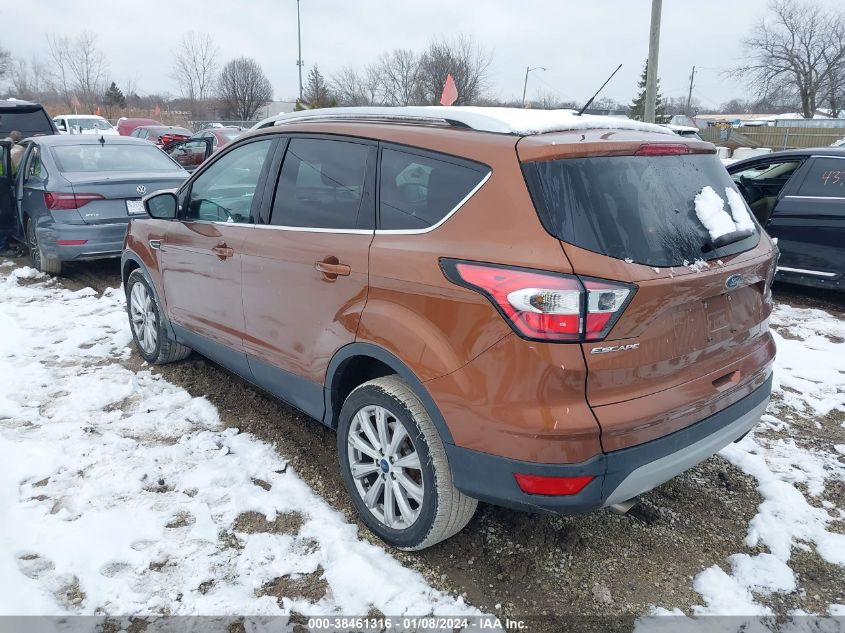 2017 FORD ESCAPE TITANIUM - 1FMCU9J95HUB99758