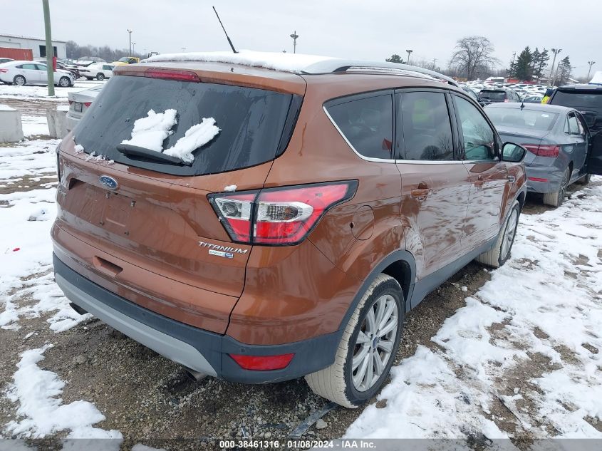 2017 FORD ESCAPE TITANIUM - 1FMCU9J95HUB99758