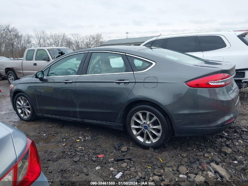 2017 FORD FUSION SE - 3FA6P0HD6HR334001