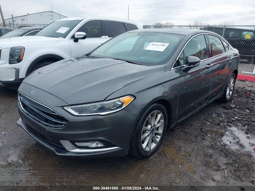 2017 FORD FUSION SE - 3FA6P0HD6HR334001