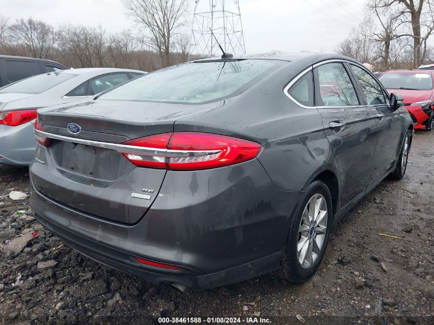 2017 FORD FUSION SE - 3FA6P0HD6HR334001