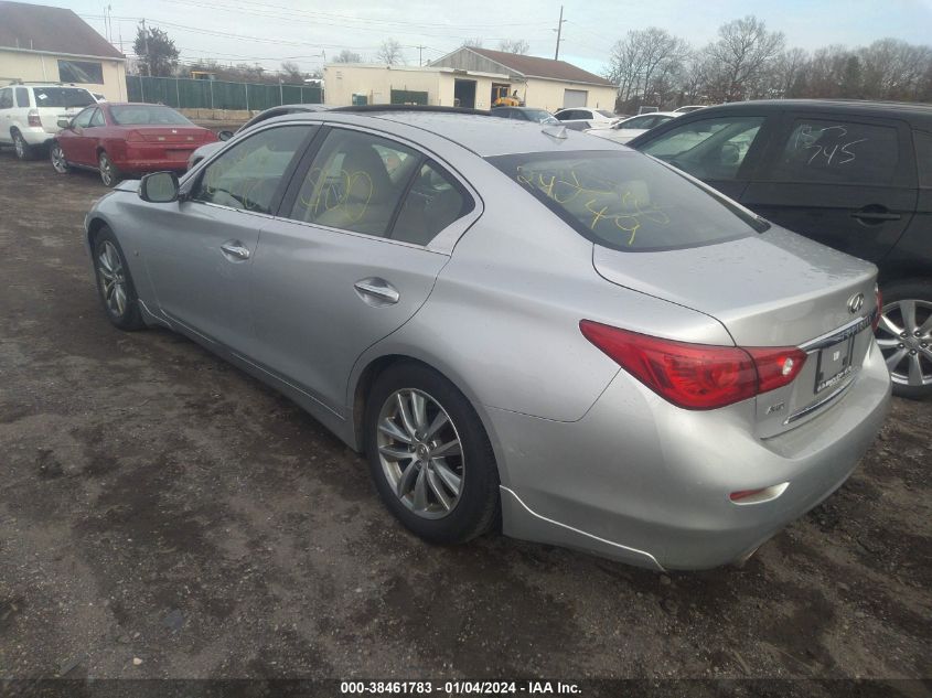 2014 INFINITI Q50 PREMIUM - JN1BV7ARXEM697227