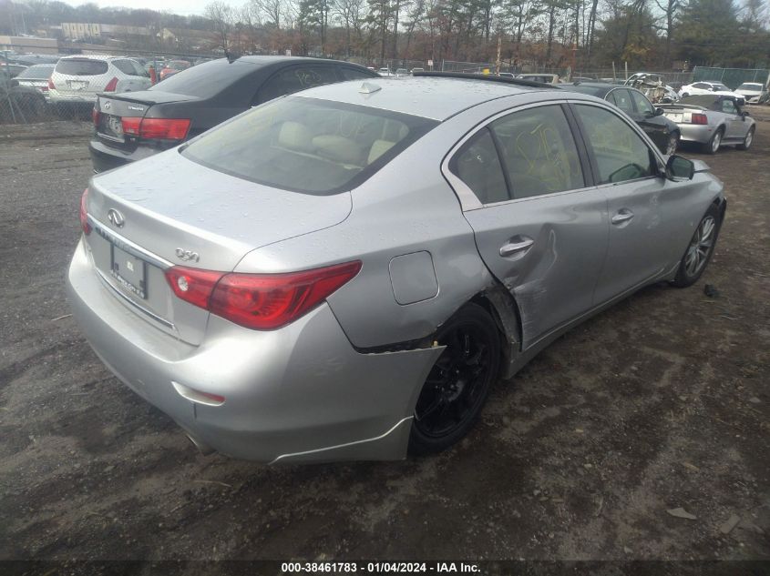 2014 INFINITI Q50 PREMIUM - JN1BV7ARXEM697227
